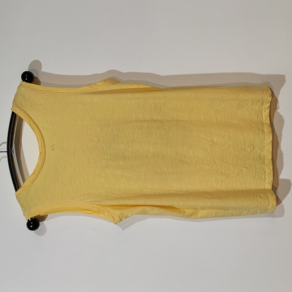 Tank Top streetwear graffiti painted Festival size S/M yellow purple blue - Picture 4 of 6